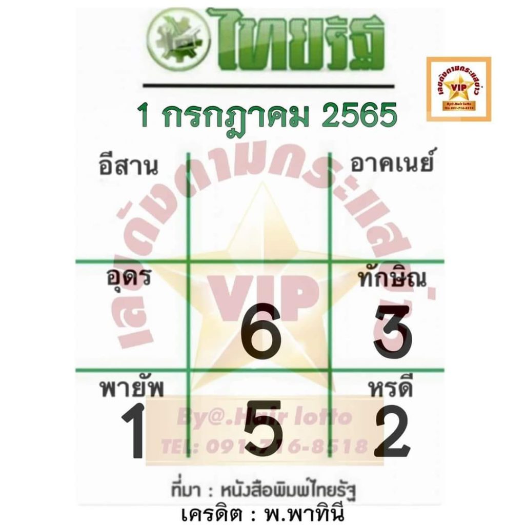 Huay Thairath 02 05 65 เลขเด็ดไทยรัฐ 1 7 65
